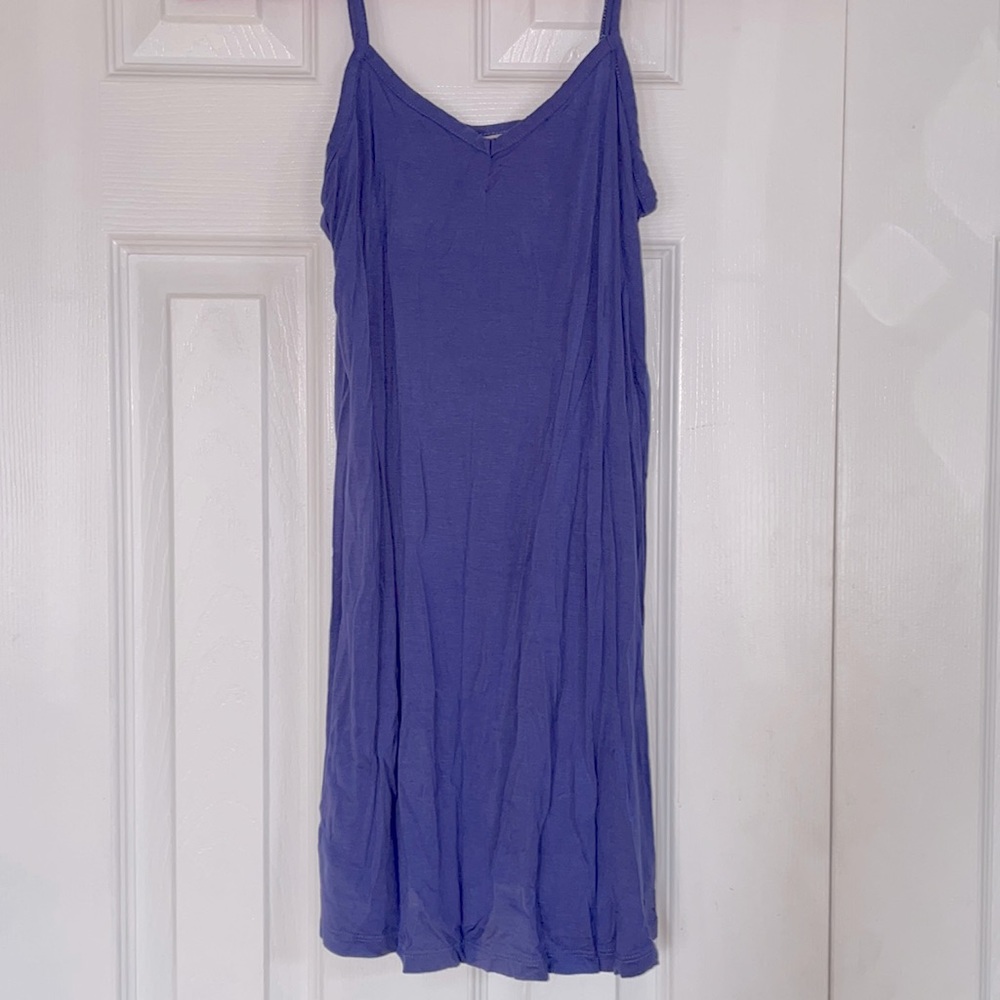 NWOT LOGO Lori Goldstein Purple V-neck Cami - XXS